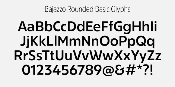 Arezzo Rounded Bold Bajazzo Rounded Expanded Fonts - Explore the Family