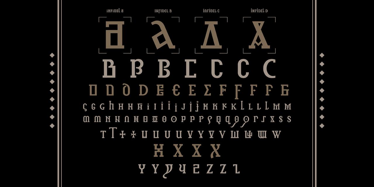 Infidel Writing Infidel Fonts - Explore the Family