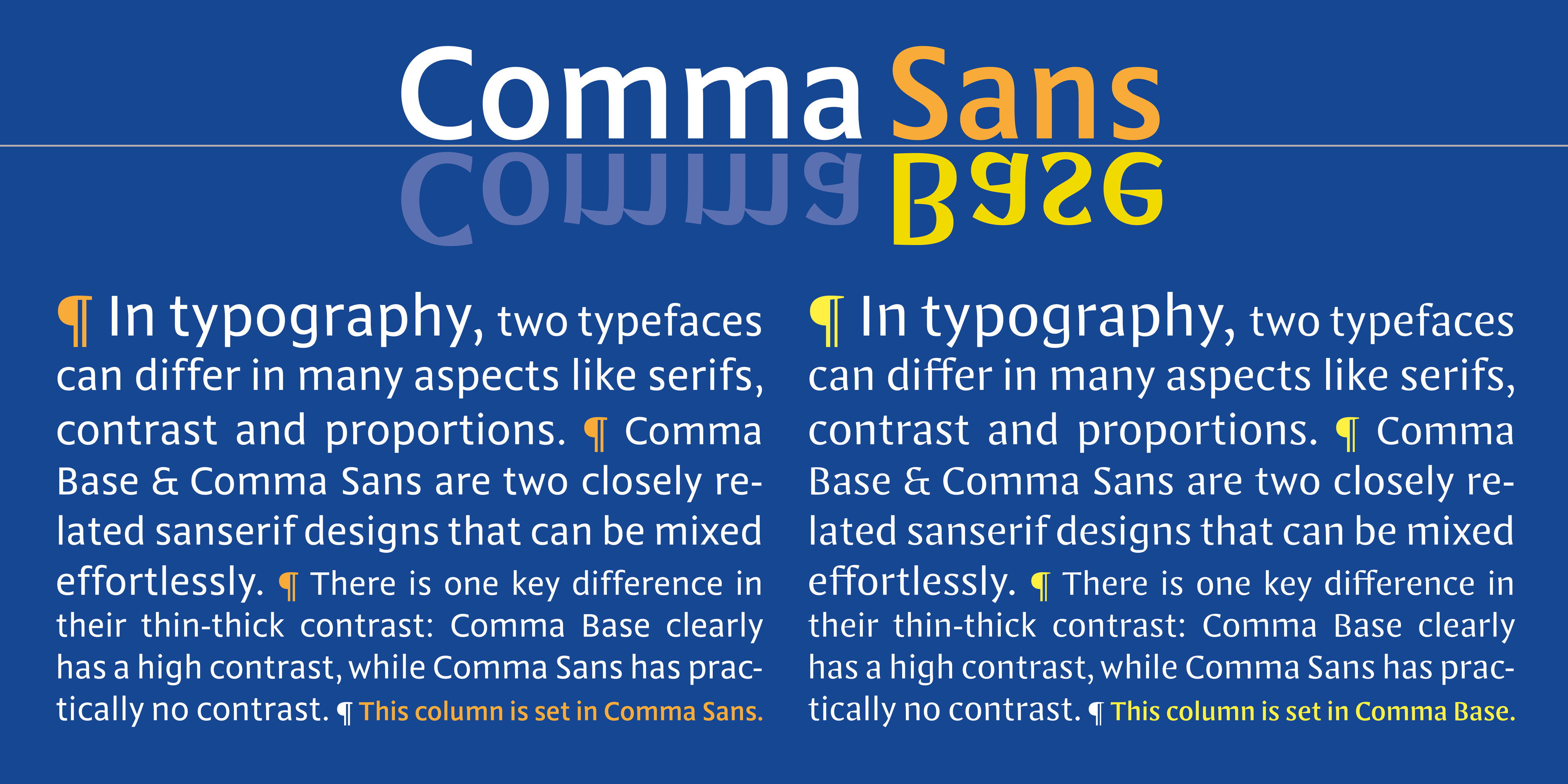 Comma Sans Fonts | I Love Typography