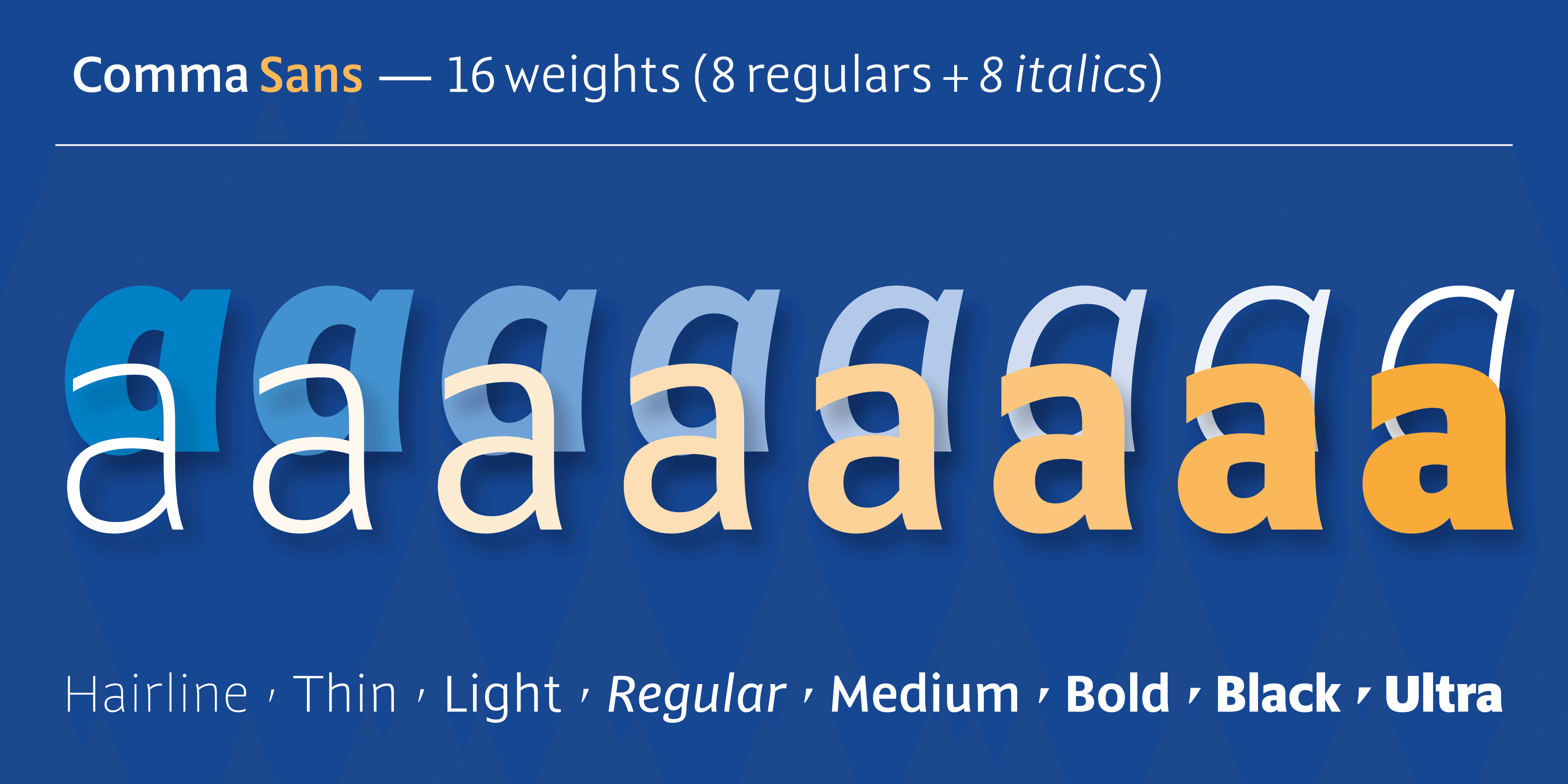 Comma Sans Fonts | I Love Typography
