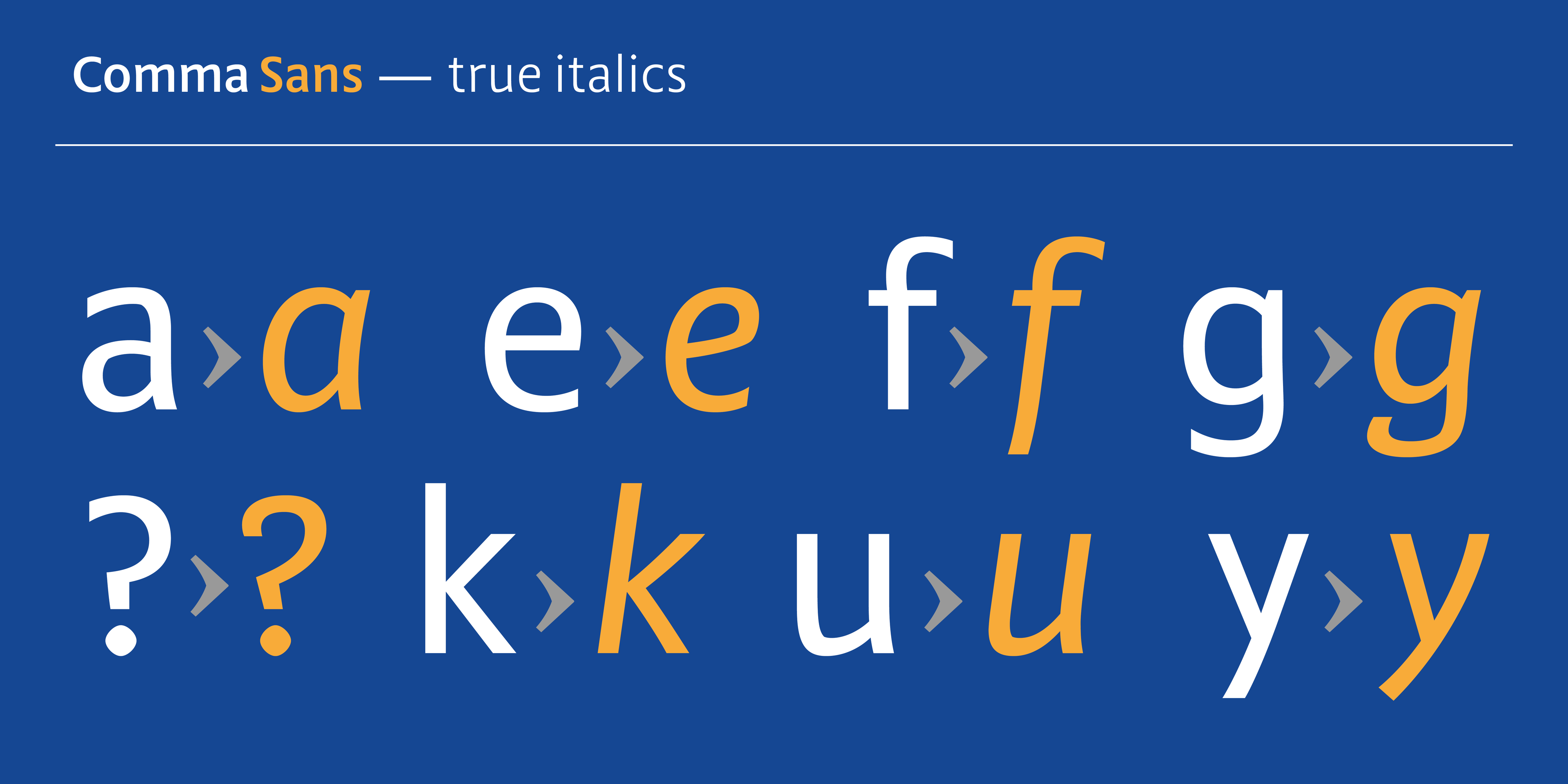 Comma Sans Fonts | I Love Typography