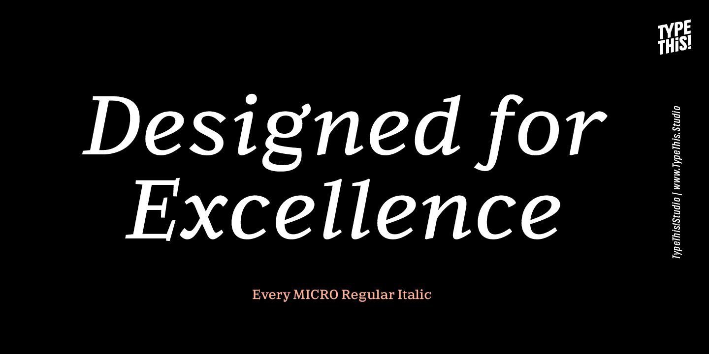 Every Micro Fonts | I Love Typography