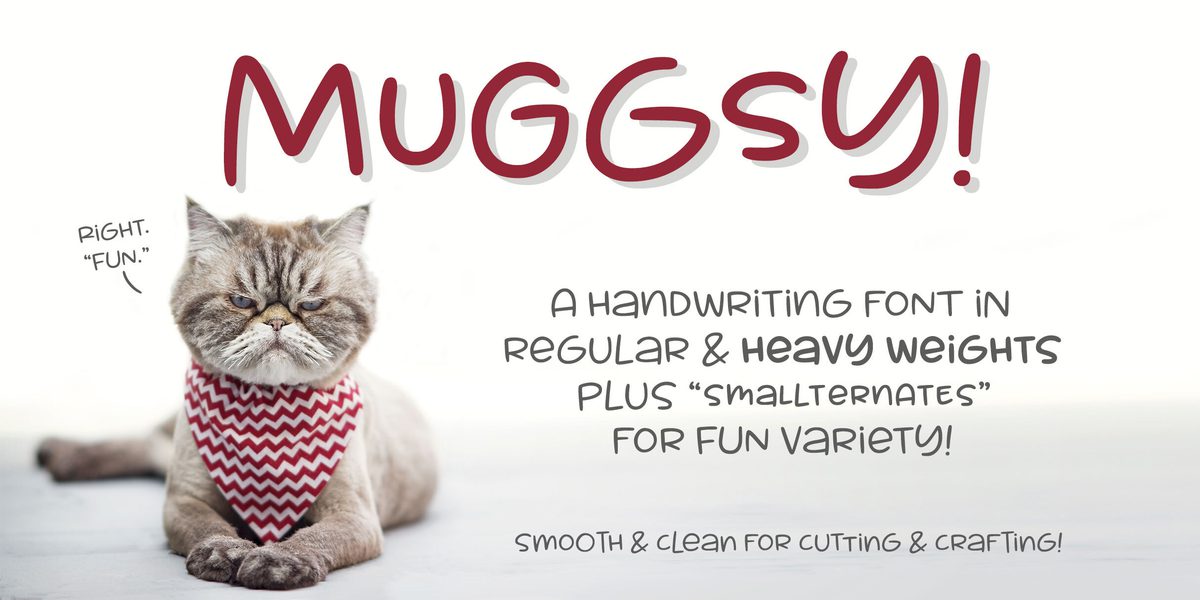 Muggle Text Muggsy Fonts - Explore the Family