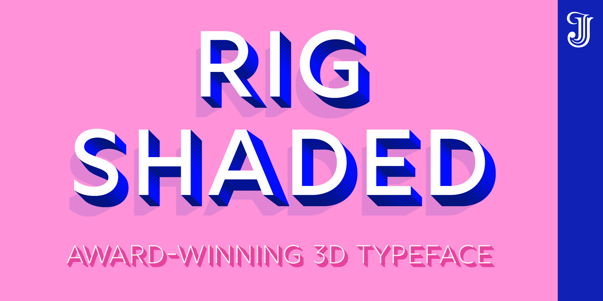 Rig Shaded Fonts | I Love Typography