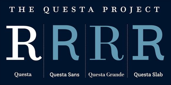 Buy fonts from The Questa Project